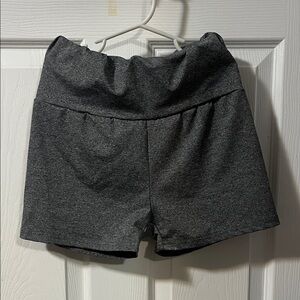 Dark Grey High Wasted Shorts